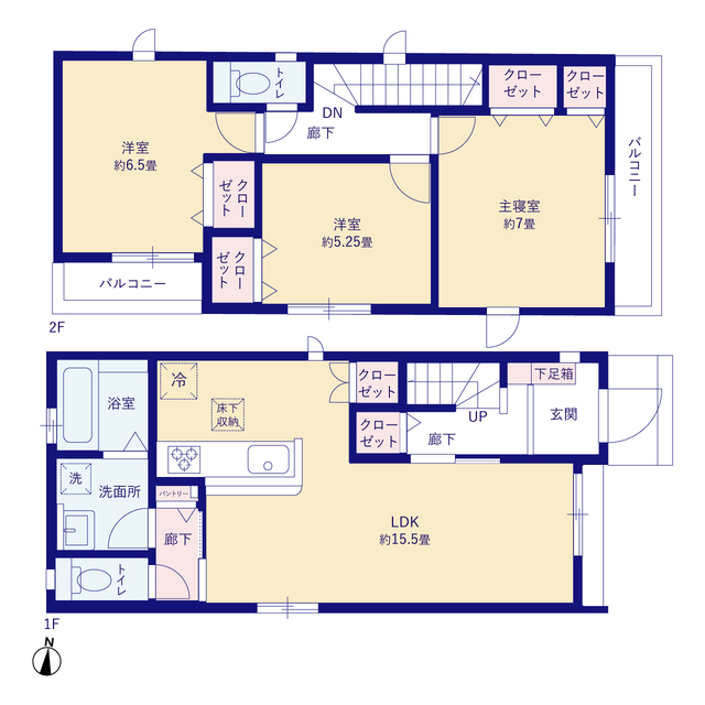 グラファーレ4292広島市五日市中央５棟の見取り図