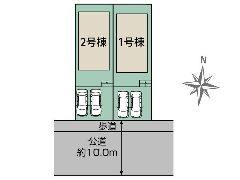 ブルーミングガーデン町田市成瀬台２丁目２期２棟の見取り図