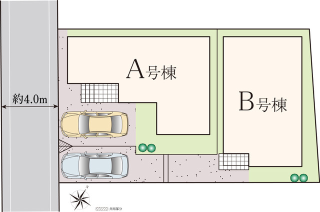 ハートフルタウン船橋市新高根3丁目の見取り図