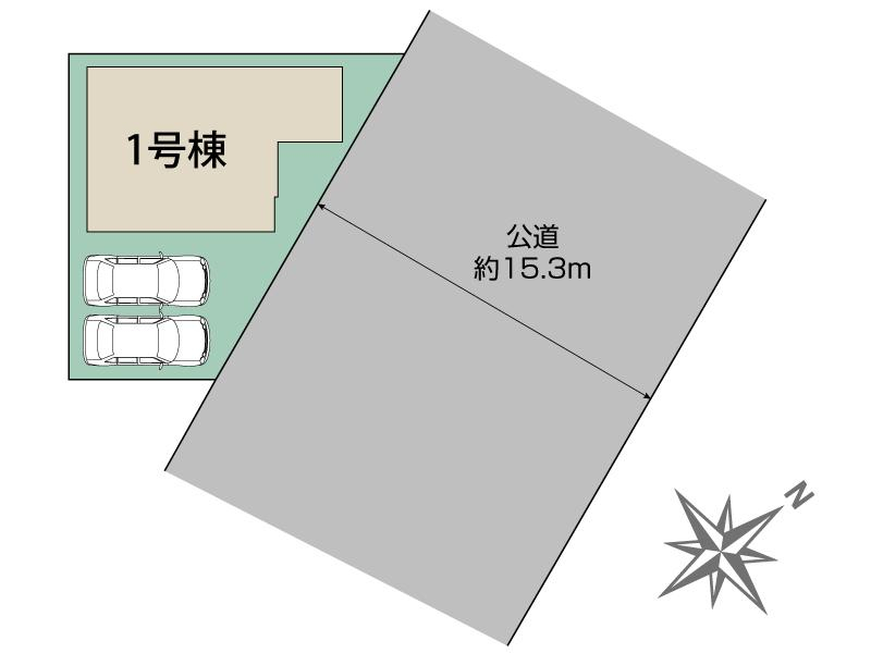 ブルーミングガーデン志木市中宗岡４丁目１棟の見取り図