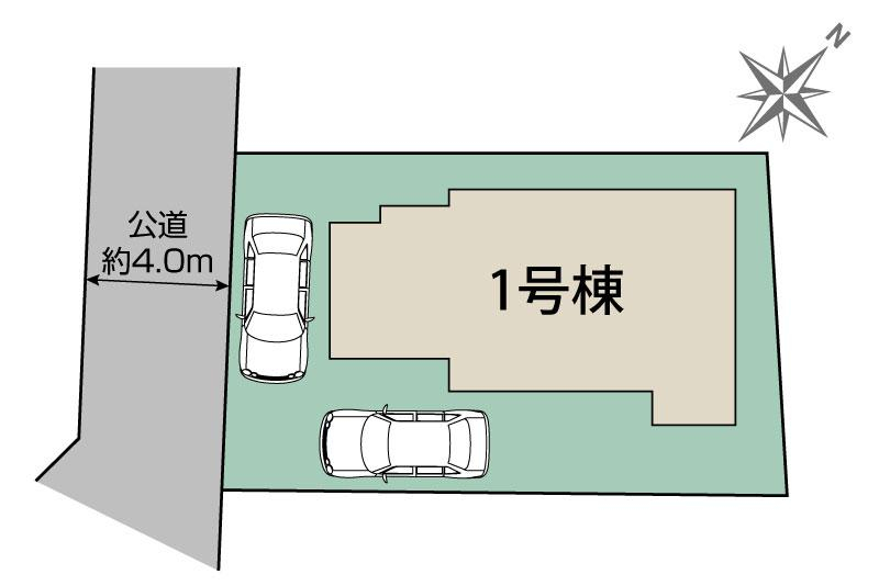 ブルーミングガーデン市川市国府台６丁目１棟の見取り図