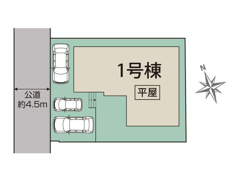 ブルーミングガーデン袖ケ浦市久保田２期１棟の見取り図