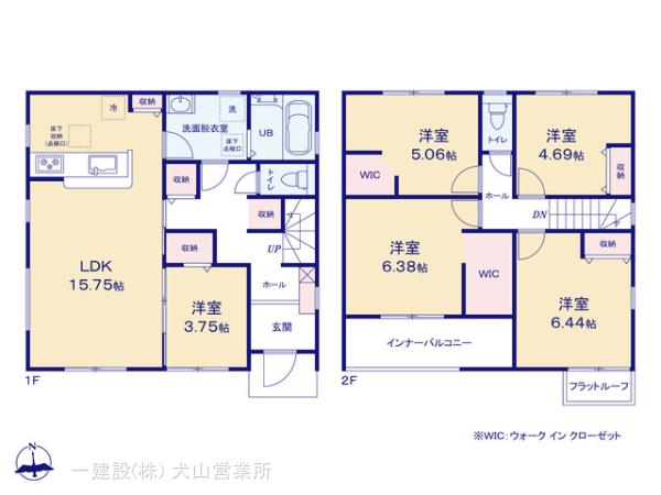 リーブルガーデン可児市土田宿の見取り図