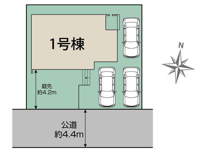 ブルーミングガーデン横浜市瀬谷区東野１棟の見取り図