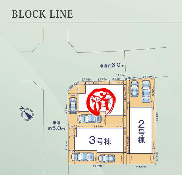 リナージュ千葉若葉区千城台西１丁目　第１期の見取り図
