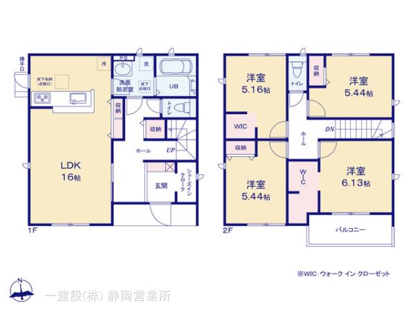 リーブルガーデン浜松市中央区北島町の見取り図