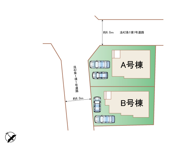 ハートフルタウン鶴ｹ谷3丁目7番の見取り図