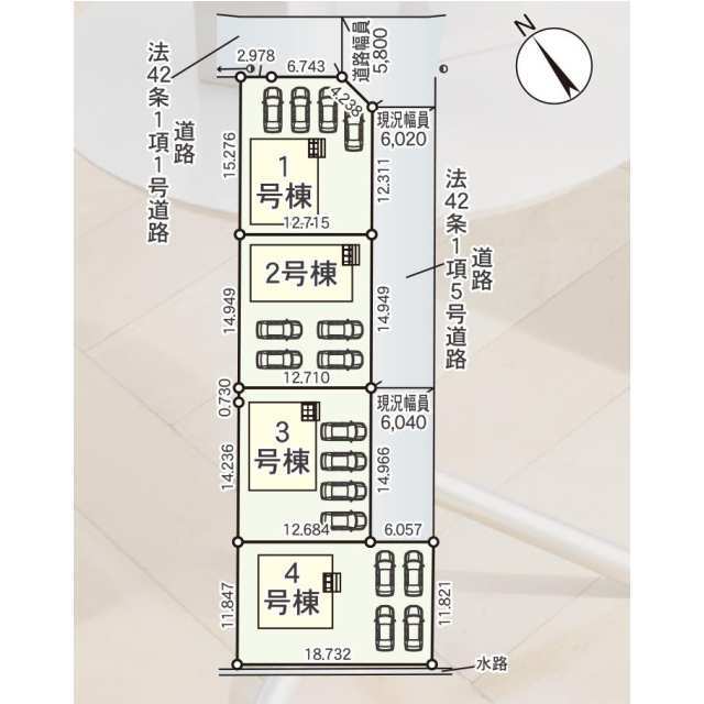 クレイドルガーデン大崎市古川大幡 第3の見取り図