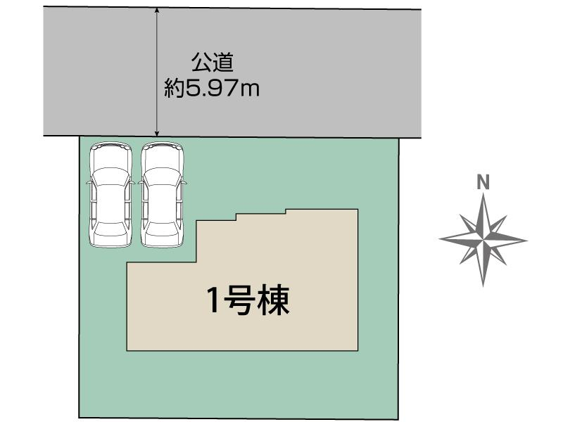 ブルーミングガーデン宝塚市逆瀬台５丁目１棟の見取り図