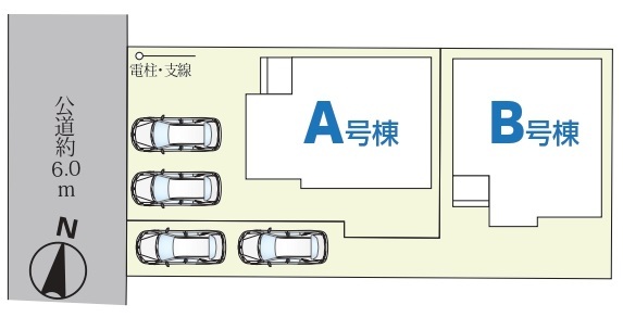 ハートフルタウン本田町1丁目51番の見取り図