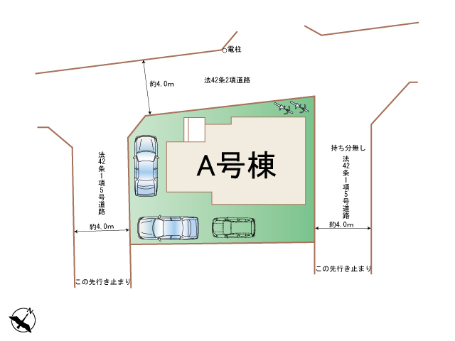 ハートフルタウン狭山市北入曽498番の見取り図