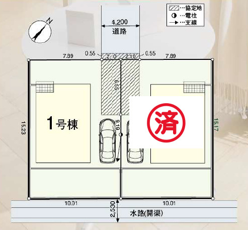 クレイドルガーデン志木市下宗岡 第34の見取り図