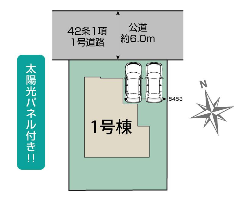 ブルーミングガーデン東松山市桜山台３期１棟の見取り図