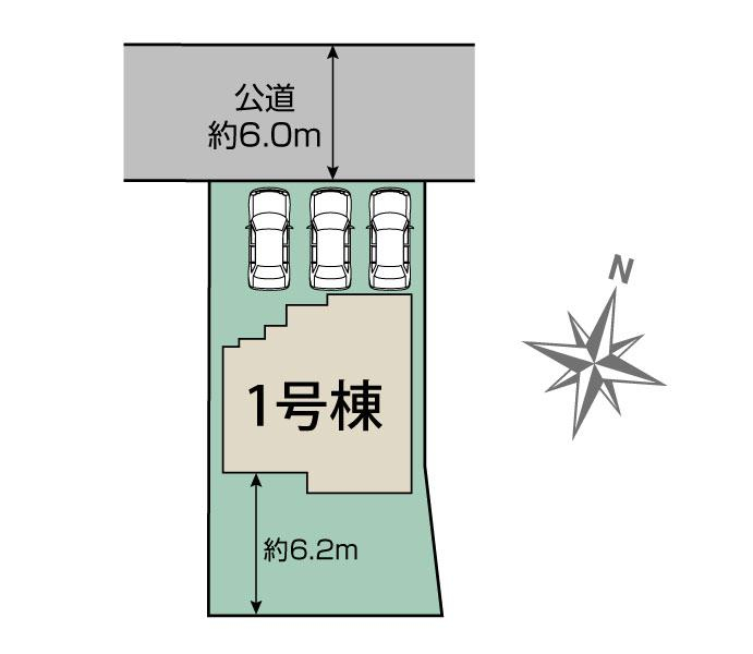 ブルーミングガーデン名古屋市港区本宮町８丁目１棟の見取り図