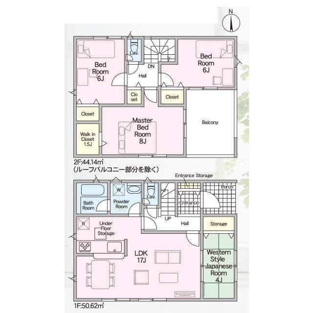 クレイドルガーデン八尾市新家町 第1の見取り図