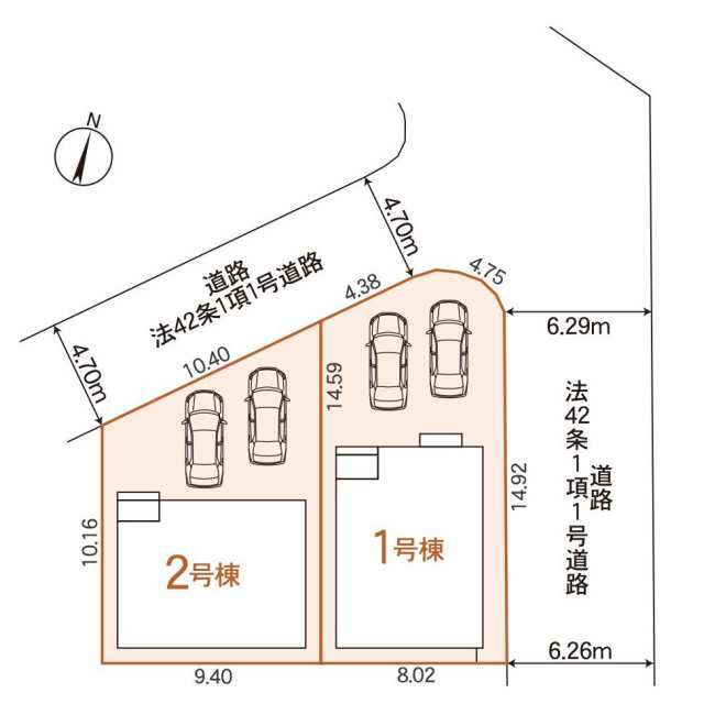 クレイドルガーデン広島市安佐南区伴東 第5の見取り図
