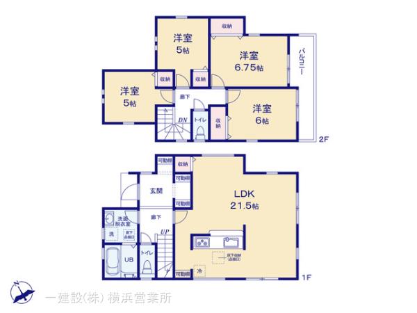 リーブルガーデン戸塚区南舞岡３丁目の見取り図