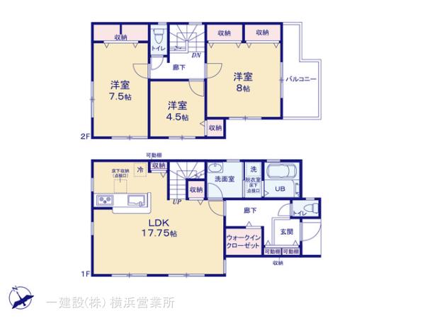 リーブルガーデン戸塚区戸塚町の見取り図