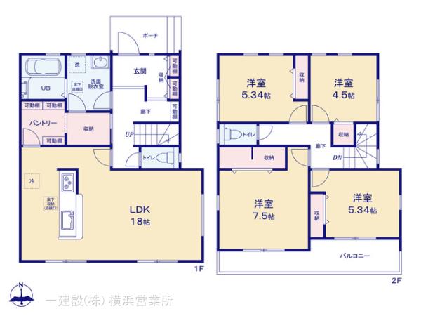 リーブルガーデン金沢区高舟台２丁目の見取り図