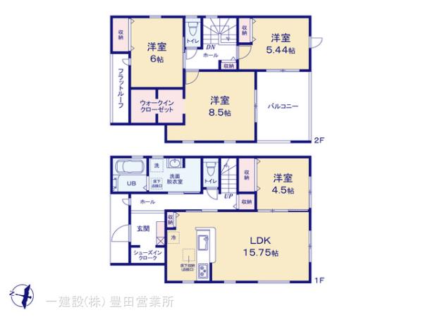 リーブルガーデン刈谷市今川町の見取り図