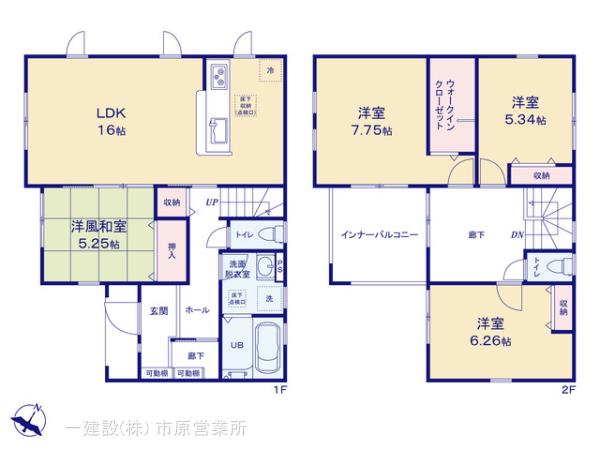 リーブルガーデン北国分寺台２丁目の見取り図