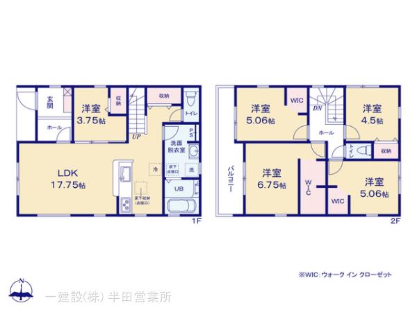リーブルガーデン常滑市新浜町３丁目第３の見取り図