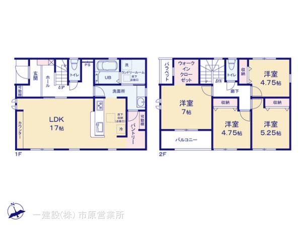 リーブルガーデン木更津市大久保１丁目第２の見取り図