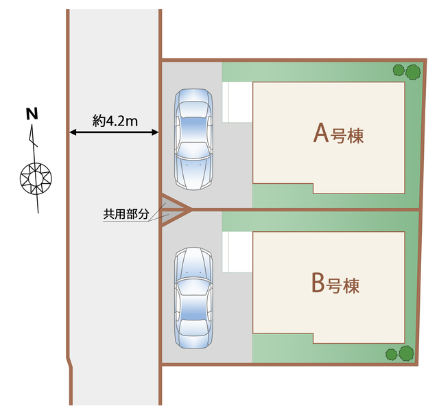 ハートフルタウン小平小川西町2期の見取り図