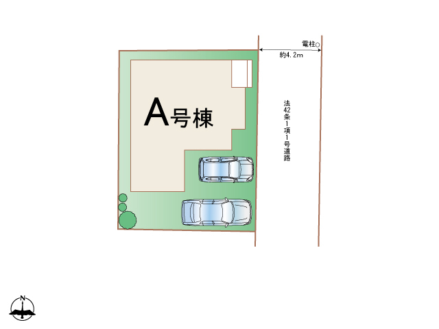 ハートフルタウン東仙台五丁目207番の見取り図
