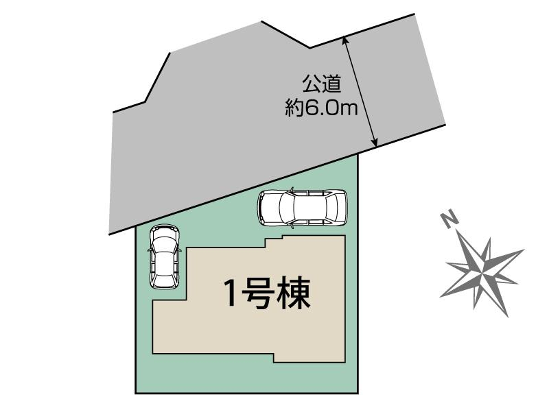 ブルーミングガーデン日野市日野本町６丁目１棟の見取り図