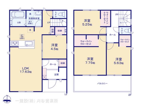 リーブルガーデン蒲郡市形原町北湿見の見取り図
