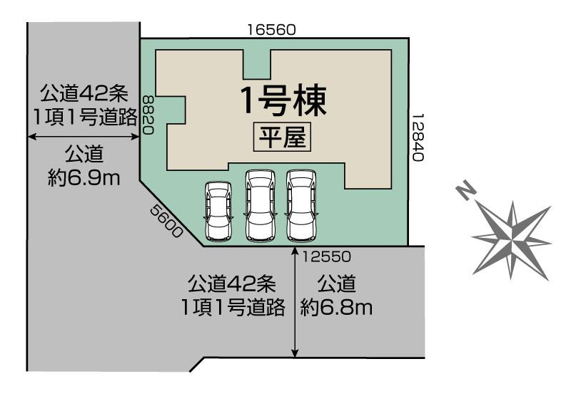 ブルーミングガーデン守山市水保町１棟の見取り図