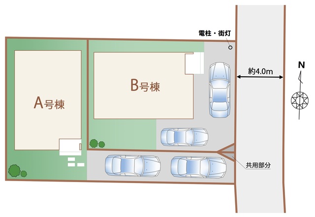 ハートフルタウン(立)あきる野下代継の見取り図