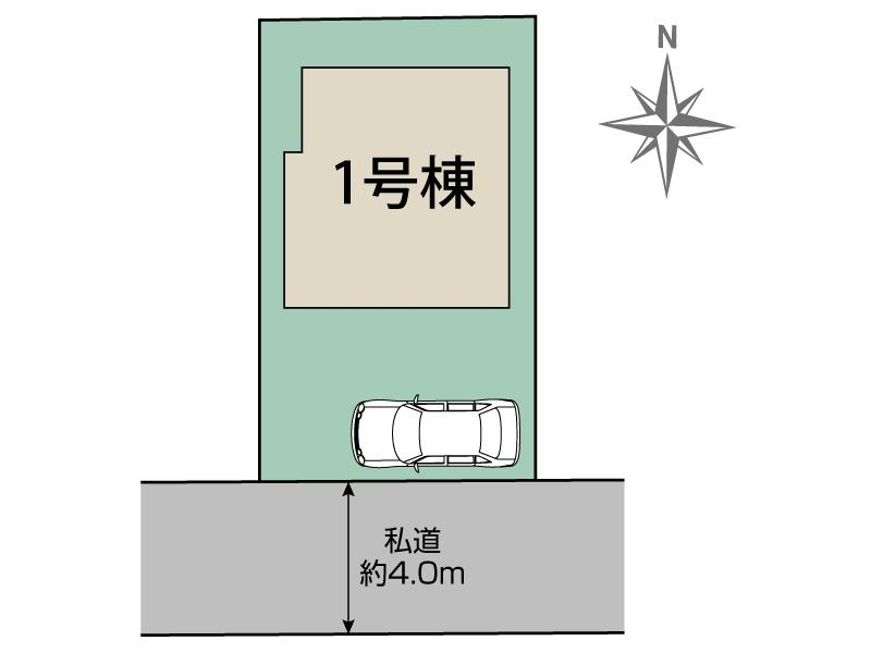 ブルーミングガーデン国分寺市日吉町４丁目１棟の見取り図