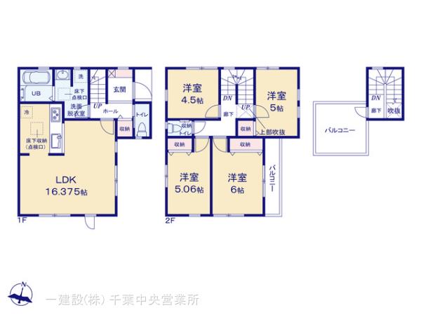 リーブルガーデン中央区亀岡町の見取り図
