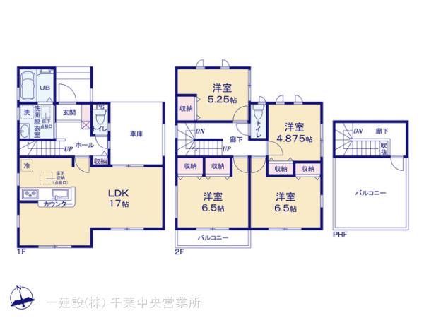 リーブルガーデン中央区亀井町の見取り図