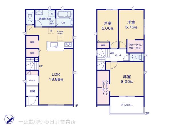 リーブルガーデン江南市飛高町中町の見取り図