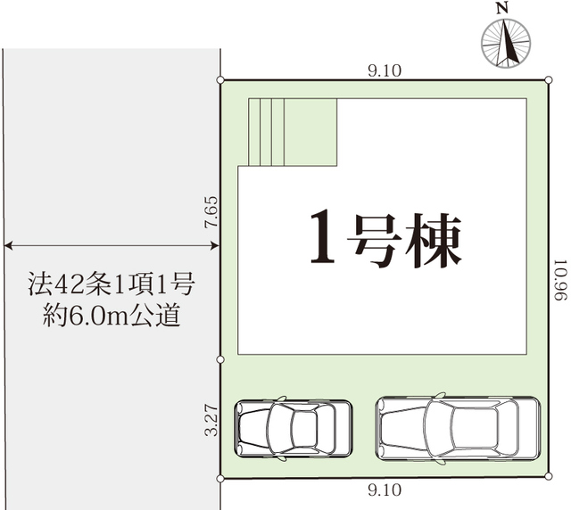 ハートフルタウン備後西3丁目971番の見取り図