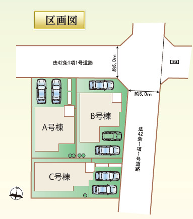 ハートフルタウン(名)守山区桔梗平3期の見取り図