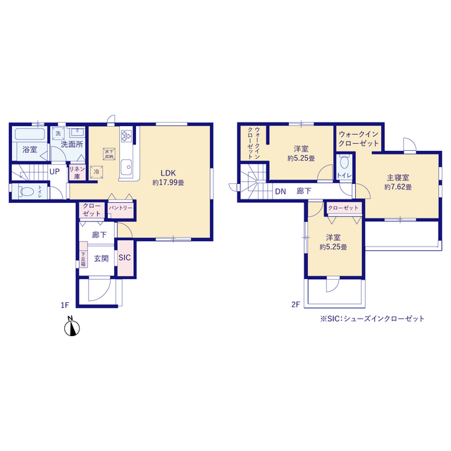 グラファーレ4246宝塚市鶴の荘３棟の見取り図