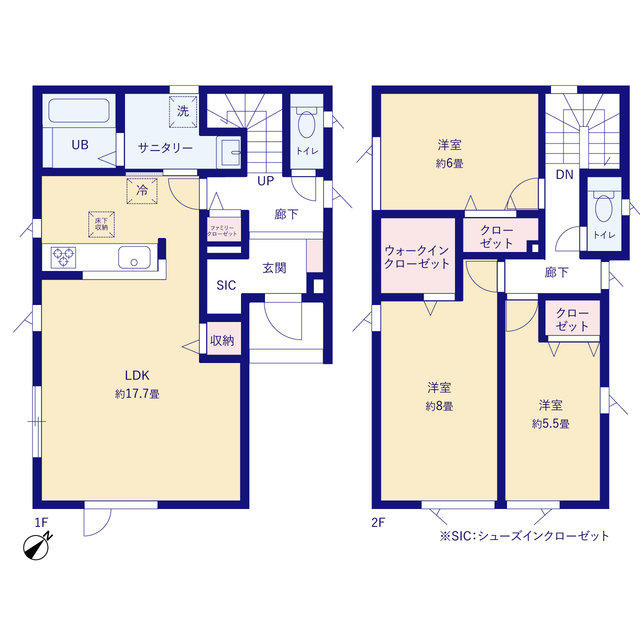 グラファーレ4251札幌市新琴似１０期１棟の見取り図