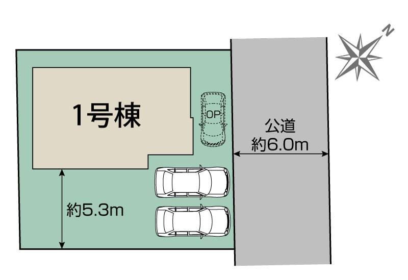 ブルーミングガーデン白井市清水口３丁目１棟の見取り図