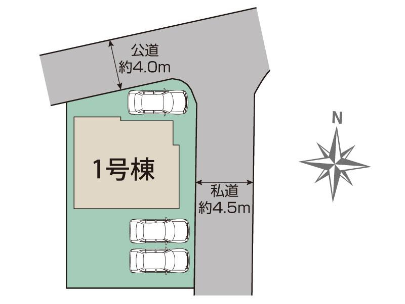 ブルーミングガーデン奈良市六条西３丁目１棟の見取り図
