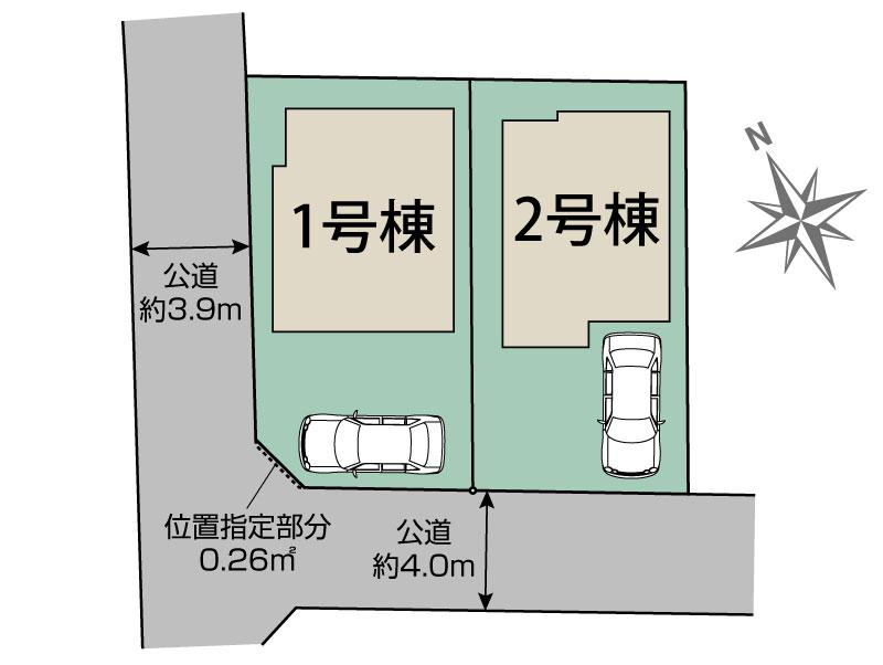 ブルーミングガーデン府中市天神町２丁目２棟の見取り図