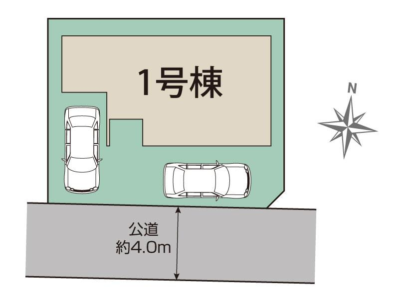 ブルーミングガーデン半田市上池町２丁目１棟の見取り図