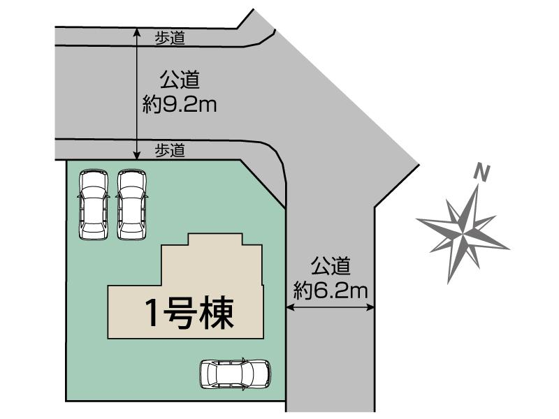 ブルーミングガーデン奈良市帝塚山３丁目１棟の見取り図