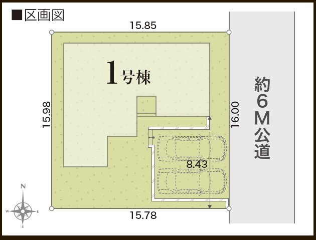リナージュ川西清和台西１丁目　第１期の見取り図