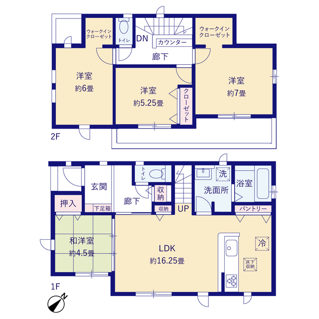 グラファーレ4217佐倉市西志津７期３棟の見取り図