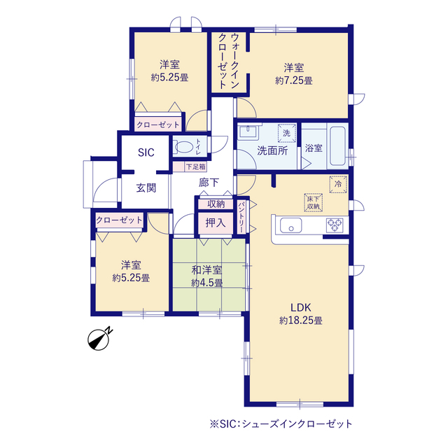 グラファーレ4287伊奈町小針新宿１棟の見取り図