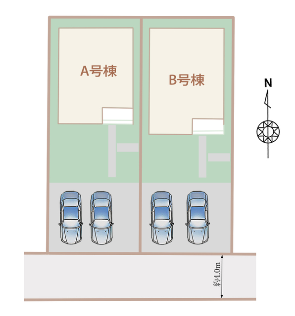 ハートフルタウン(春)一宮市定水寺の外観②